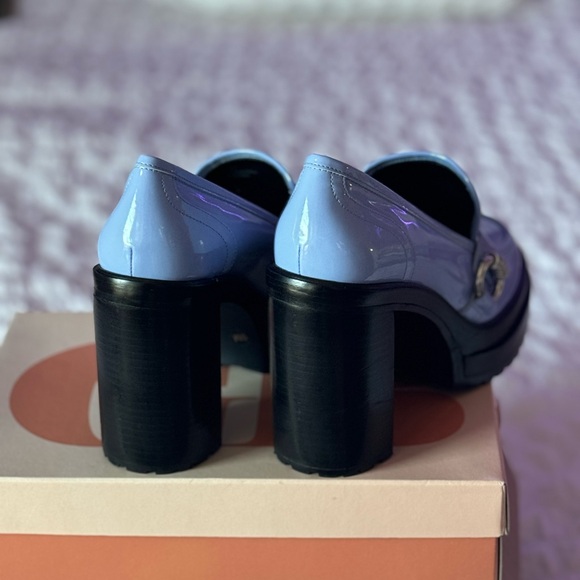 Gianni Bini Lavender Blue Thick Heels - Picture 4 of 4